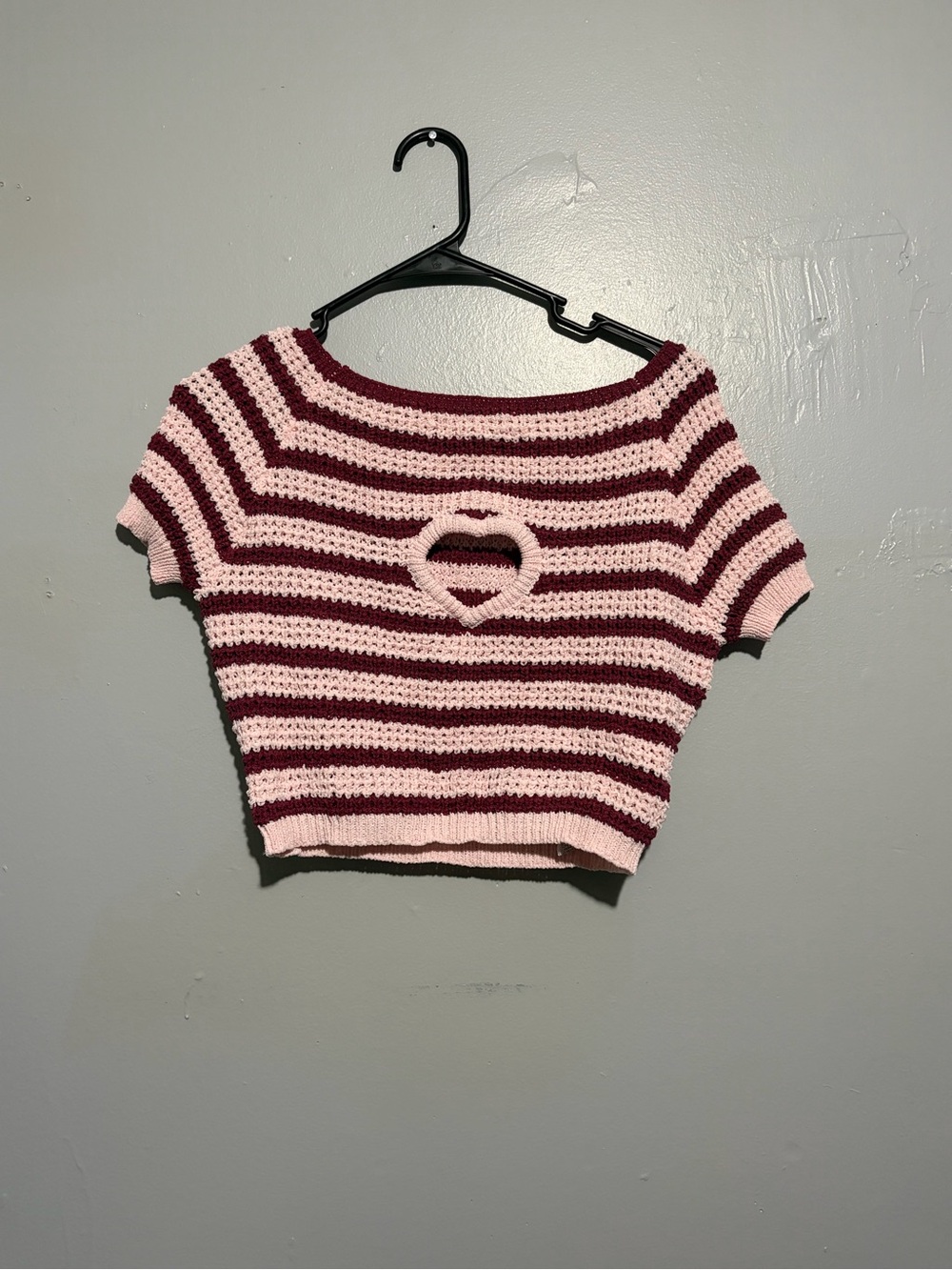 Women’s crochet heart top